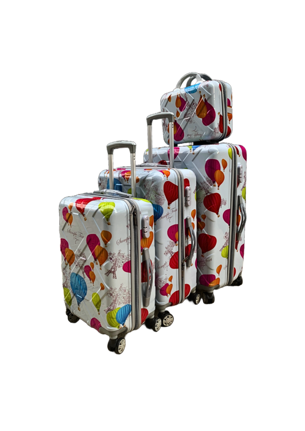 4 Set Rubber Travelling Luggage