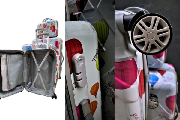 4 Set Rubber Travelling Luggage - Image 2