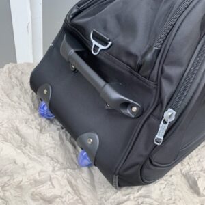 24 Inches Duffle Back Black With Trolley - Image 2