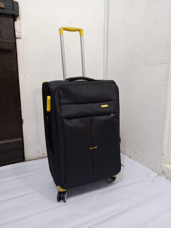 Leader Polo 24Inch Trolley Bag | Yellow Handle