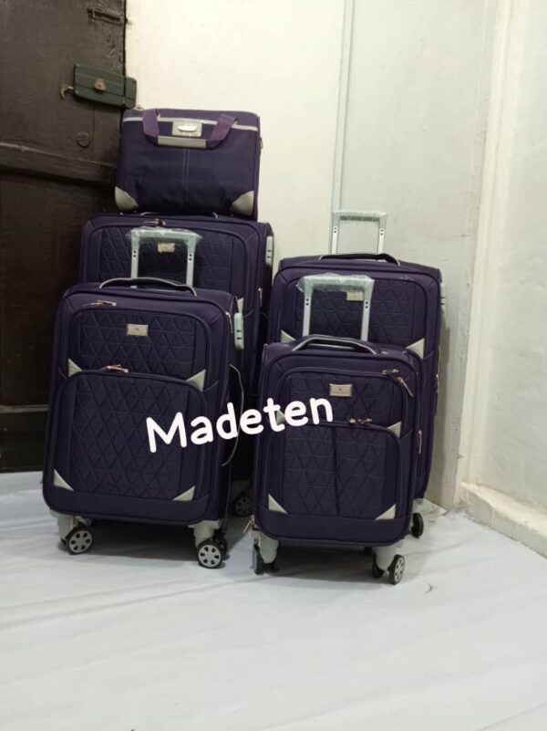 5 Set Swiss Polo Quad Trolley Bag